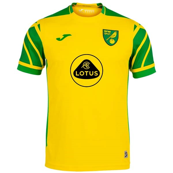 Heimtrikot Thailand Norwich City 2021-2022 Günstige Fußballtrikots